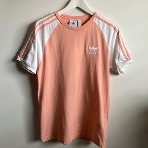 Adidas 3-Stripes Coral Tee